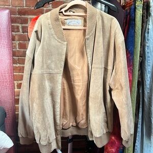 Real Suede Vintage Bomber